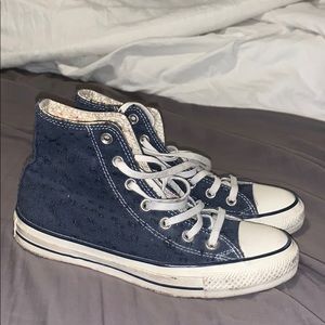 Blue converse